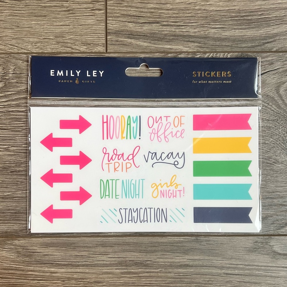 🆕 EMILY LEY paper gifts | stickers | 6 sticker sheets